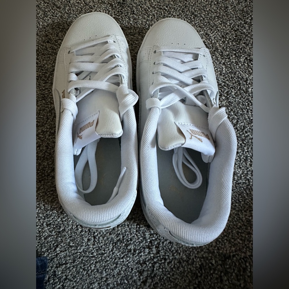 Puma Women's Sneakers Jada SC Better White Team Gold Size 6 - Just Tried On - Picture 8 of 8